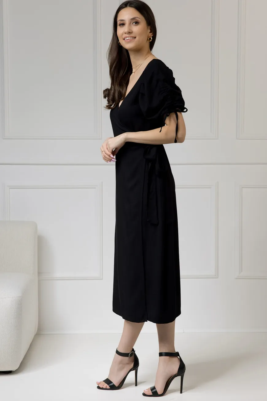 WUALAA Women - Sukienka midi KELLY Classic Black