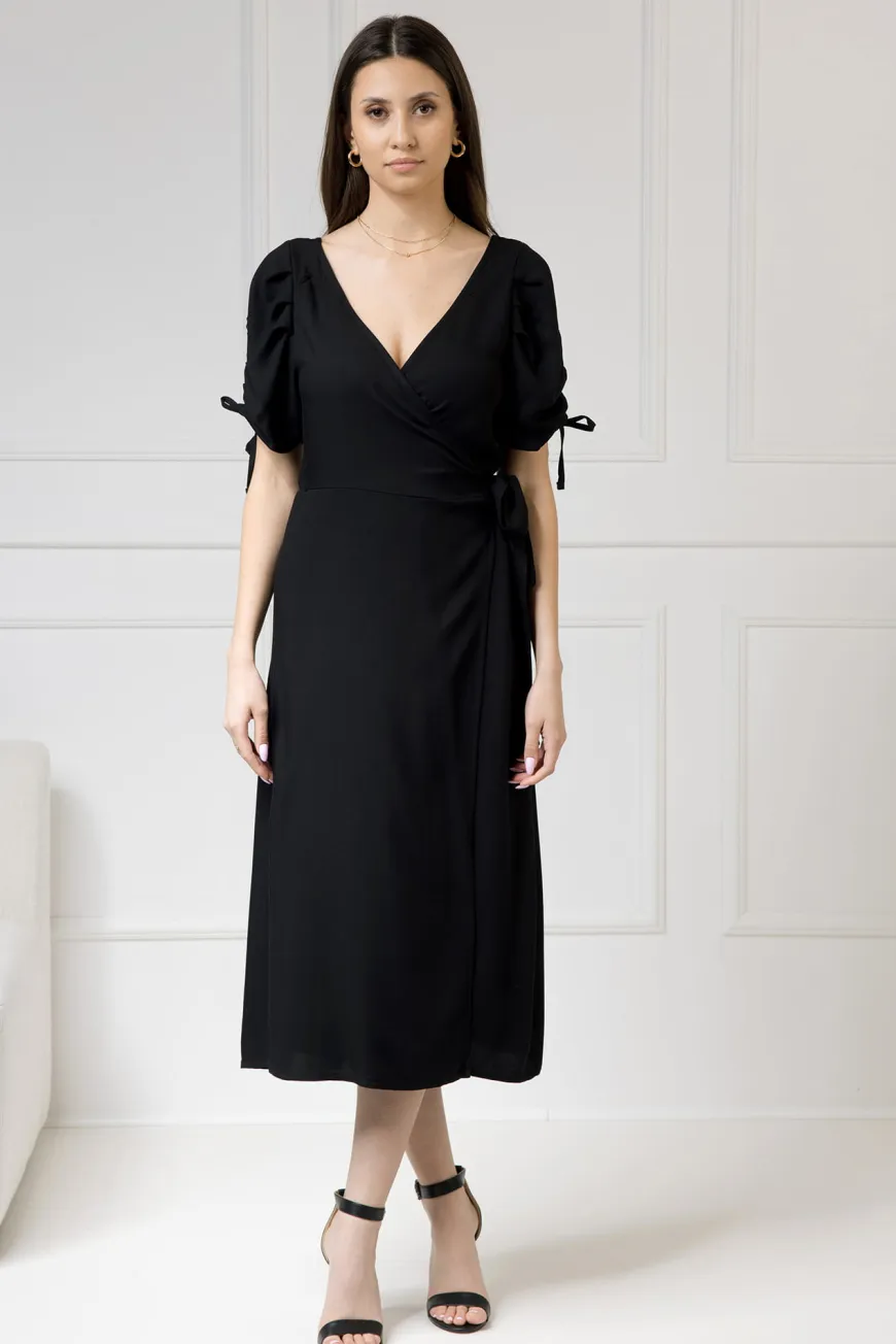 WUALAA Women - Sukienka midi KELLY Classic Black