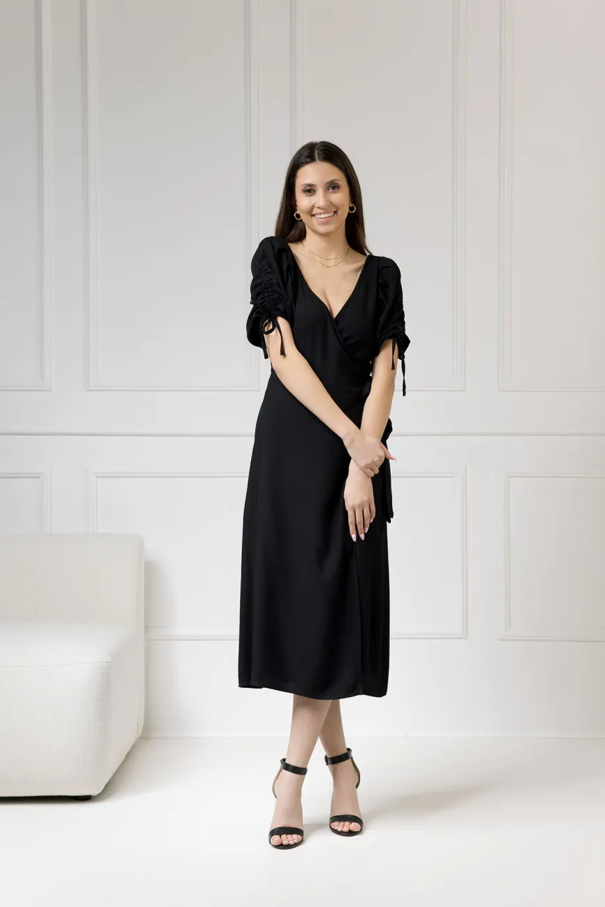 WUALAA Women - Sukienka midi KELLY Classic Black