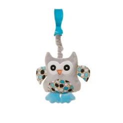 Zabawka piszczałka dla niemowląt Squeeze Toy Owl | 4 Baby