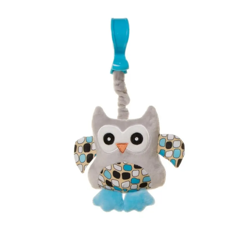 Zabawka piszczałka dla niemowląt Squeeze Toy Owl | 4 Baby