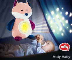 Zabawka pluszowa z projektorem Fox - Milly Mally