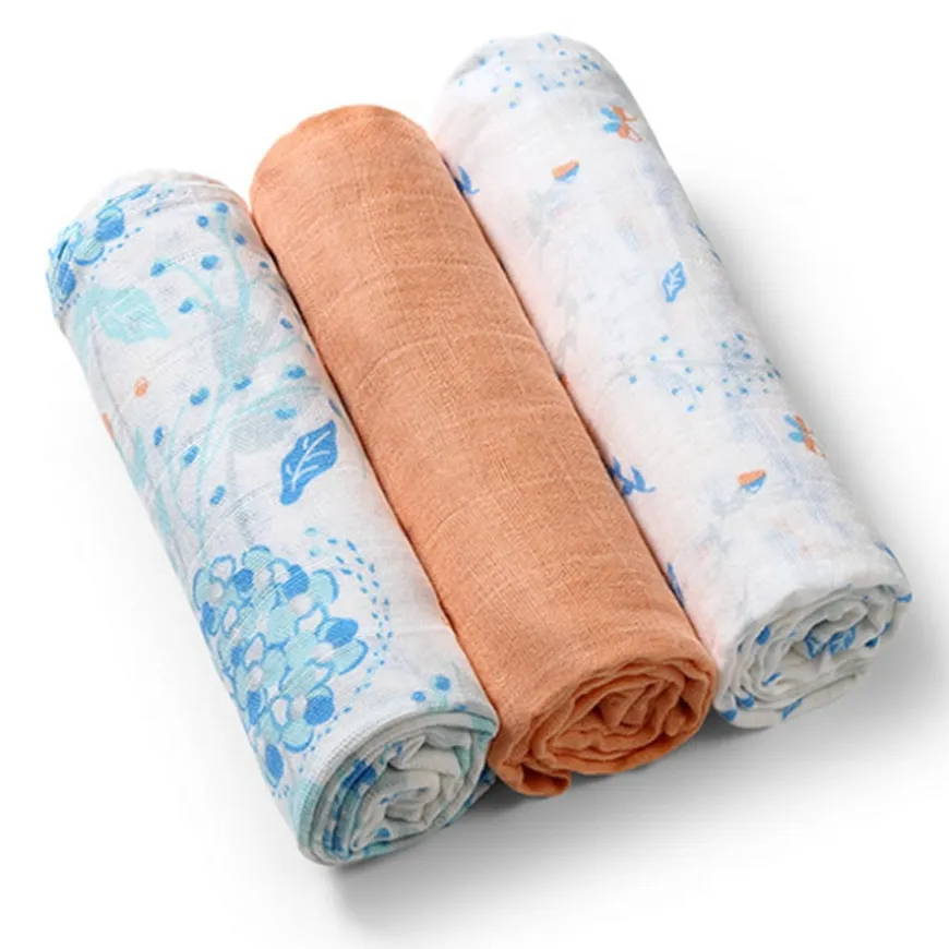 Zestaw pieluszek muślinowych 3szt 70x70cm | Babyono 348/09