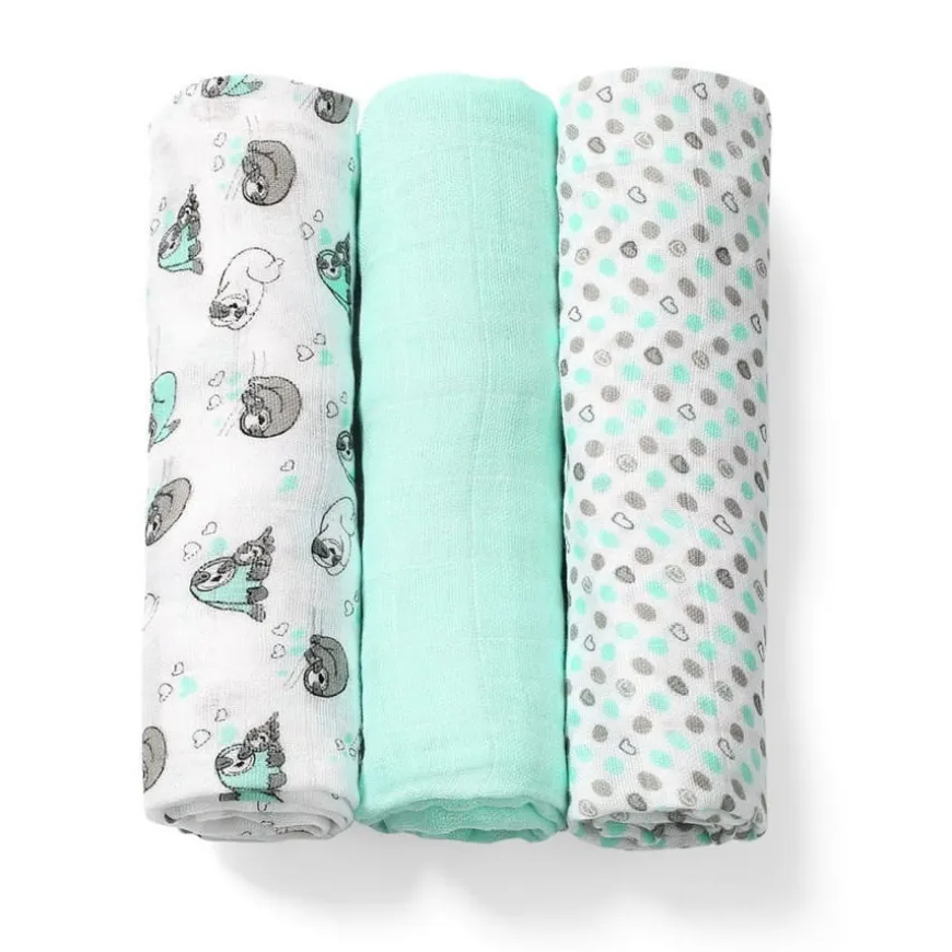 Zestaw pieluszek z włókien bambusa 3szt 70x70cm | Babyono 397/04