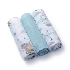 Zestaw pieluszek z włókien bambusa 3szt 70x70cm | Babyono 397/12