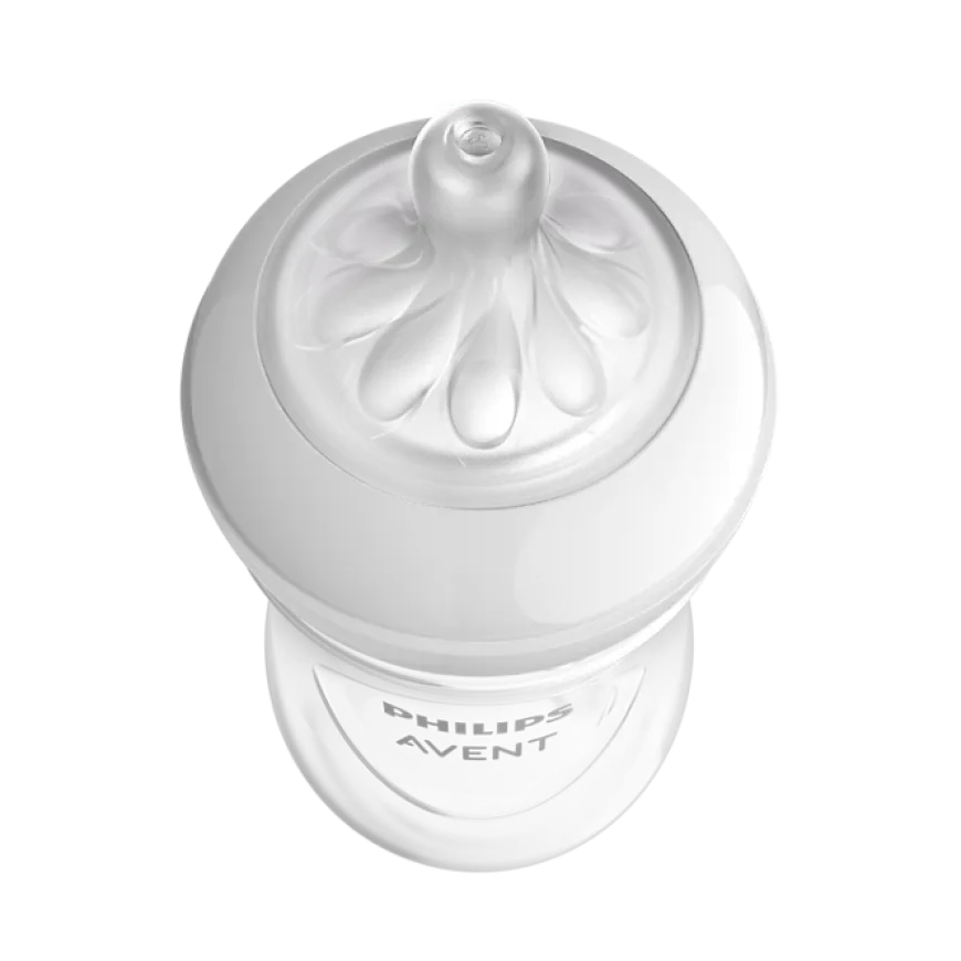 Zestaw startowy 4szt butelek Responsywnych Natural + szczotka i smoczek 0-6m | Avent