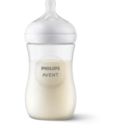 Zestaw startowy 4szt butelek Responsywnych Natural + szczotka i smoczek 0-6m | Avent