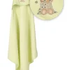 Zielone okrycie kąpielowe frotte 100x100 | Maxi - BabyMatex